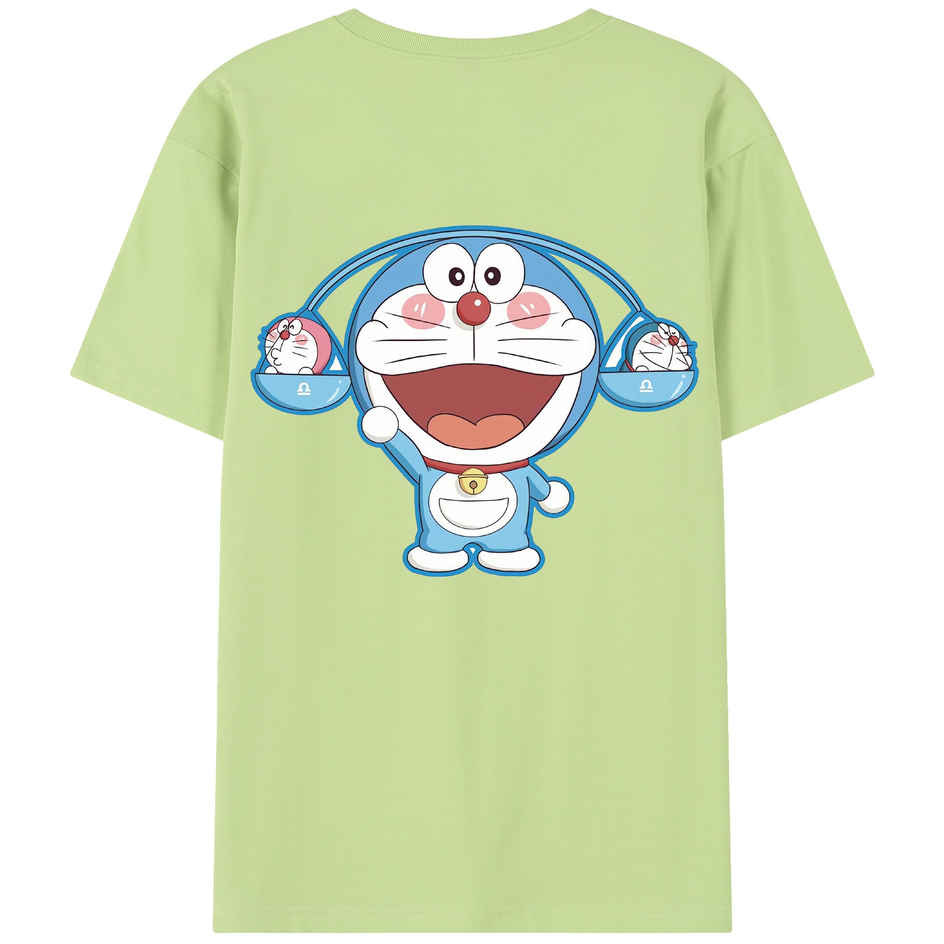 （画像用） ドラえもん Doraemon 綿100％半袖Tシャツ（背面プリント）